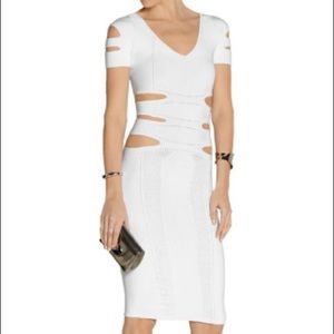 White Cushnie et Ochs Slit Dress- Small